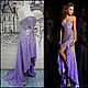Винтаж: Эксклюзив! 100% шелк люкс лавандовое платье от Sherri Hill S/M, Платья винтажные, Воронеж,  Фото №1