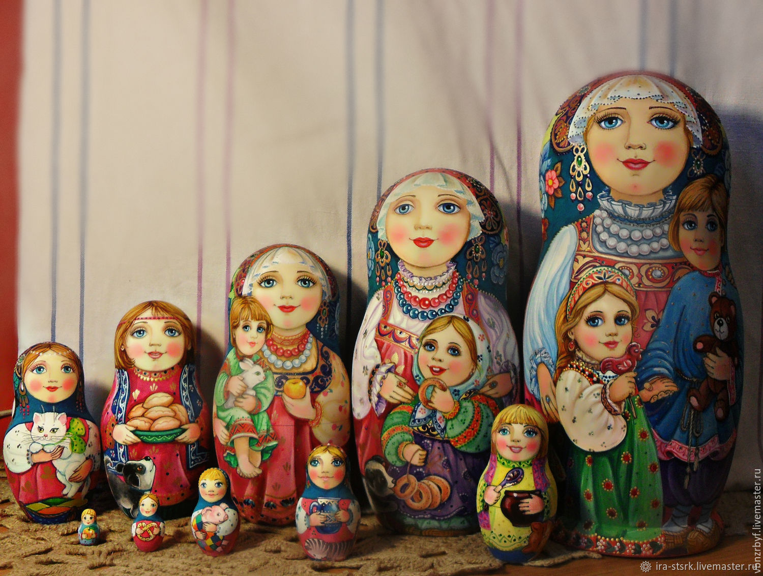 Matryoshka with children, Dolls1, Vitebsk,  Фото №1