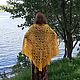 Шаль  СОЛНЕЧНЫЙ АЖУР. Шали. Волшебные клубки (HelenChern). Ярмарка Мастеров.  Фото №4
