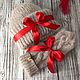 Knit set hat and mittens female 'Naturel', Headwear Sets, Moscow,  Фото №1