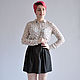 Striped skirt black lightweight mini, Skirts, Novosibirsk,  Фото №1