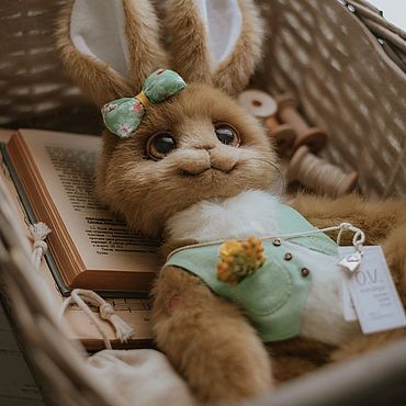 Куклы и игрушки ручной работы. Ярмарка Мастеров - ручная работа Зайка Лея. Handmade.