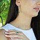 Ring and earrings made of 925 sterling silver and chrysolite HH0015. Jewelry Sets. Sunny Silver. My Livemaster. Фото №5
