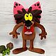 In response to the Message, soft plush skeleton toy. Stuffed Toys. Dingus! Funny cats and other toys. Online shopping on My Livemaster.  Фото №2