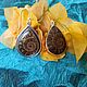 Серьги с аммонитами. Серьги классические. Karma-jewelry. Интернет-магазин Ярмарка Мастеров.  Фото №2