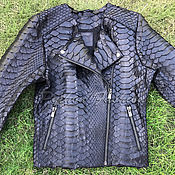 Одежда handmade. Livemaster - original item Giant Python leather jacket. Handmade.