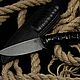 Handmade knife 'Fo-1' (Damascus steel, ash cap). Knives. zlathunter. Online shopping on My Livemaster.  Фото №2