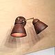 Ceramic wall lamp (sconce) with two lamps. Sconce. Light Ceramics RUS (svetkeramika). My Livemaster. Фото №5