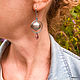 Asymmetric earrings with a bird ' Mirabella'. Earrings. Coffeelena. My Livemaster. Фото №4