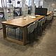Заказать Стол для переговоров из массива, обеденный стол на заказ. BaumbArt Loft Atelier. Ярмарка Мастеров. . Столы Фото №3