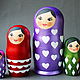 Interior Matryoshka Doll Gift for a child of 5m. Dolls1. color of magic. Online shopping on My Livemaster.  Фото №2