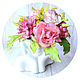  розовые цветы в кашпо, Подарки на 8 марта, Екатеринбург,  Фото №1