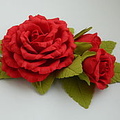 Роза интерьерная. из фоамирана