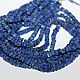 Ляпис лазурит 5мм нить 40см. Бусины. Beads. Интернет-магазин Ярмарка Мастеров.  Фото №2