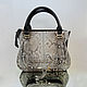 Bag made of Python leather MARCIE. Classic Bag. Exotic Workshop Python Fashion. Online shopping on My Livemaster.  Фото №2