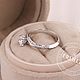 Помолвочное кольцо с бриллиантом 1 карат. Кольцо помолвочное. FROLOF JEWELRY. Ярмарка Мастеров.  Фото №5