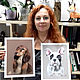  Dog Dachshund. Original. Pastel. Pictures. Valeria Akulova ART. My Livemaster. Фото №5