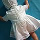 Vestido de bautizo para niña 'Mariana'. Baptismal shirts. Happy White. Ярмарка Мастеров.  Фото №5