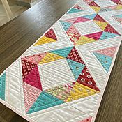 Для дома и интерьера handmade. Livemaster - original item Patchwork carpet on the table. Handmade.