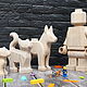 Лего-Кошка, массив ясеня. Элементы интерьера. Деревянное LEGO и не только :). Интернет-магазин Ярмарка Мастеров.  Фото №2
