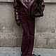 Заказать Бомбер бордо из натуральной кожи burgundy. YANA KRAFT BRAND. Ярмарка Мастеров. . Бомберы Фото №3