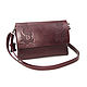  Women's burgundy leather bag Alda S44t-682-1, Crossbody bag, St. Petersburg,  Фото №1