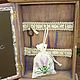 "Когда пахнет лавандой.." ключница sold. Ключницы настенные. Magic bits&kits Галина Сторожкова. Ярмарка Мастеров.  Фото №6