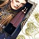Серьги-кисти Chocolate silk шоколадные коричневые шелк позолота жемчуг. Серьги-кисти. GolDFeniX. Ярмарка Мастеров.  Фото №4