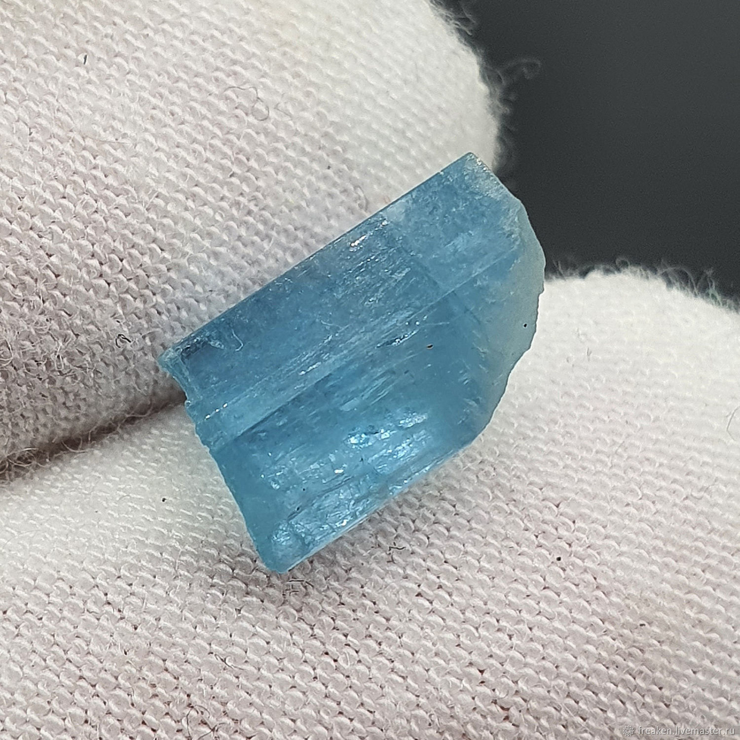 3,17 Ct. Редкий Аквамарин целый Кристалл Вьетнам Натуральный Аквамарин ...