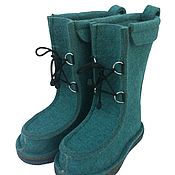 Обувь ручной работы handmade. Livemaster - original item Copy of Copy of Copy of Felt boots. Handmade.