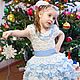 Платье для девочки 3-4 года. Платье. Елена Кузьмина (Magiyapryagi). Ярмарка Мастеров.  Фото №6