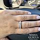 Кольцо дорожка серебро 925 пробы инкрустированное фианитами. Кольца. MARIA GUSEVA Fashion Jewelry. Ярмарка Мастеров.  Фото №4