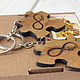 Wooden Paired Key Chains Puzzle for Valentine's Day, Valentine's Day. Gifts for February 14. Trees may - creative workshop. My Livemaster. Фото №5