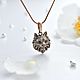 Подвеска Мейн-кун. Золото 585 пробы, черный родий. Подвеска. AlexFox Jewelry. Интернет-магазин Ярмарка Мастеров.  Фото №2