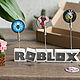 Заказать Интерьерная статуэтка для школьника Roblox с держателями. Breelock. Ярмарка Мастеров. . Статуэтки Фото №3