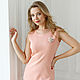 Order Dress ' Peach tenderness'. Designer clothing Olesya Masyutina. Livemaster. . Dresses Фото №3
