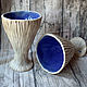 Blue magic mushroom goblets, Wine Glasses, Moscow,  Фото №1