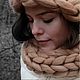 Заказать Снуд из толстой пряжи. Ирина (irishmarket). Ярмарка Мастеров. . Шарфы Фото №3