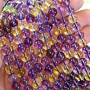 Материалы для творчества handmade. Livemaster - original item Ametrine beads for jewelry 8 mm. Handmade.
