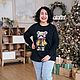 NATALINI Лонгслив из футера "Кошка на Стиле". Лонгсливы. natalini  Женская одежда. Ярмарка Мастеров.  Фото №10