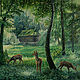 the painting ' morning in the forest ', Pictures, Zaoksky,  Фото №1