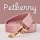 Заказать Бархатный поводок для собак в разных цветах. Petberry. Ярмарка Мастеров. . Поводки Фото №3