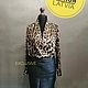 Заказать Блузка Leopard  Premium класс ткань. TrendArtStudio Honey Mustard. Ярмарка Мастеров. . Блузки Фото №3