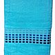 Terry towel 70h140 turquoise with border. Towels. Warm gift. Online shopping on My Livemaster.  Фото №2