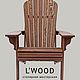 Заказать Садовое кресло Adirondack CLASSIC. L'WOOD. Ярмарка Мастеров. . Кресла и стулья садовые Фото №3