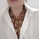 Колье не лапы, но в стиле Брунелло Кучинелли. Колье. KSeniora jewelry. Ярмарка Мастеров.  Фото №6