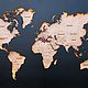Order World map with backlight S. egevica32. Livemaster. . World maps Фото №3