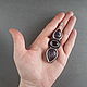 Purple Beaded Pendant, Purple Stone Pendant. Pendant. Nibelung Design Beadwork. My Livemaster. Фото №6