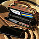 Сумка кожаная женская,Портрмоне-клатч с двумя молниями crossbody. Портмоне. TIALARIN (Тигран)  Кожаные изделия.. Ярмарка Мастеров.  Фото №5