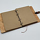 Order Notebook 'Book of Shadows' made of wood and genuine leather. semejnaya-masterskaya-bambuk. Livemaster. . Notebooks Фото №3
